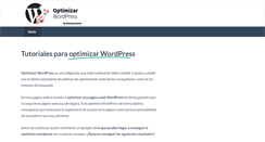 Desktop Screenshot of optimizarwordpress.com